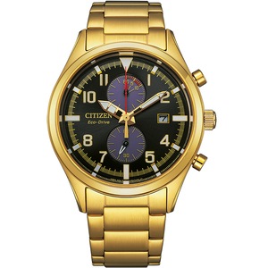 Citizen Chronograph CA7022-87E Black Dial Gold Stainless Steel Unisex Watch