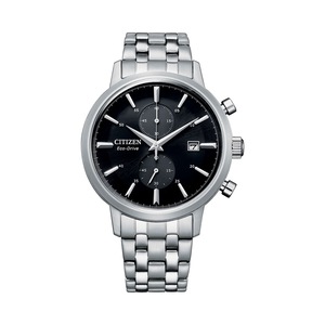 Citizen Eco-Drive Chronograph CA7060-88E Black Dial Steel Stainless Steel Mens Watch