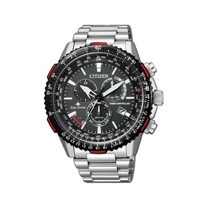 Citizen Eco-Drive Promaster Chronograph CB5001-57E Grey Stainless Steel Mens Watch
