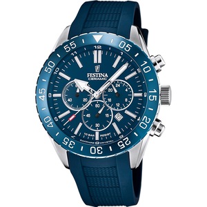 Festina Chronograph F20515/1 Blue Silicone Unisex Watch