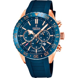 Festina Chronograph F20516/1 Blue Silicone Unisex Watch
