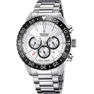 Festina Chronograph F20575/1 Silver Stainless Steel Unisex Watch