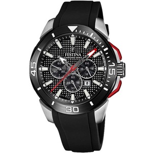 Festina Chronograph F20642/4 Black Silicone Unisex Watch