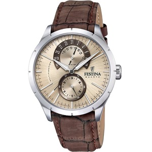 Festina F16573/9 Brown Leather Unisex Watch