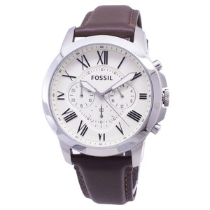 Fossil Grant Chronograph FS4735 Brown Leather Mens Watch