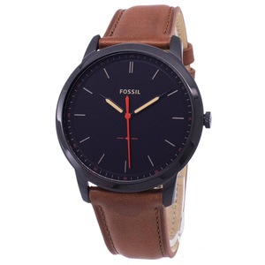 Fossil The Minimalist FS5305 Brown Leather Mens Watch