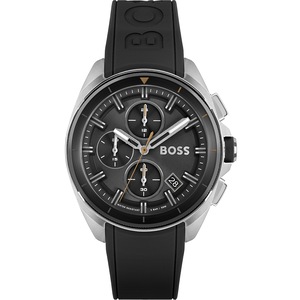 Hugo Boss Chronograph 1513953 Black Silicone Mens Watch