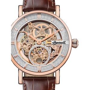 Ingersoll 1892 I00401B Rose Gold Dial Brown Leather Unisex Watch