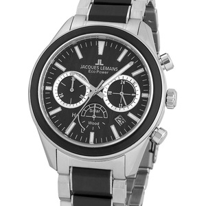 Jacques Lemans Chronograph 1-2115I Brown Stainless Steel Unisex Watch