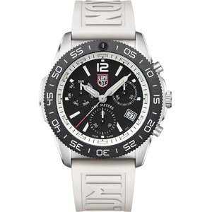 Luminox Chronograph XS.3141 Black Dial White Strap Unisex Watch