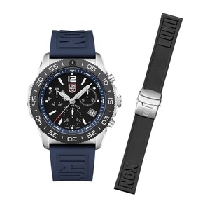 Luminox Chronograph XS.3143.SET Black Dial Blue Strap Unisex Watch