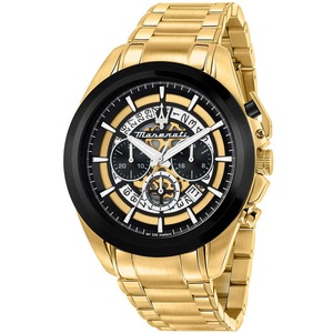 Maserati Chronograph R8873612058 Gold Stainless Steel Unisex Watch
