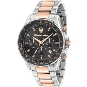 Maserati Chronograph R8873640021 Grey Dial Silver Stainless Steel Unisex Watch