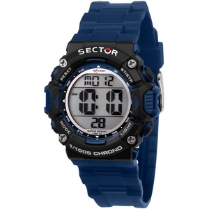 Sector Chronograph R3251544003 Grey Dial Blue Silicone Unisex Watch