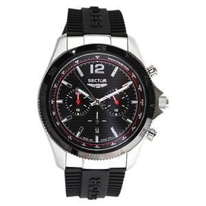 Sector Chronograph R3271631003 Black Silicone Unisex Watch