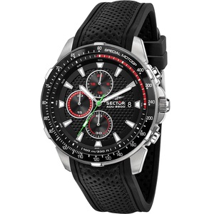 Sector Chronograph R3271643003 Black Silicone Unisex Watch