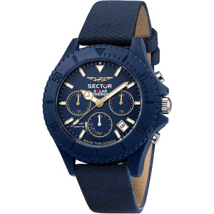 Sector Chronograph R3271739001 Blue Textile Unisex Watch