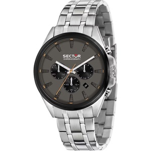 Sector Chronograph R3273991003 Grey Dial Silver Stainless Steel Unisex Watch