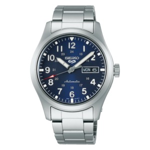 Seiko 5 Sports SRPG29K1 Blue Dial Steel Stainless Steel Mens Watch