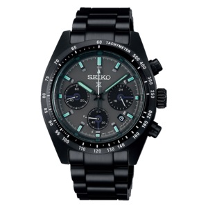 Seiko Prospex Chronograph SSC917P1 Black Stainless Steel Mens Watch
