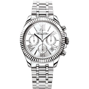 Thomas Sabo Chronograph WA0253-201-201 Silver Stainless Steel Womens Watch