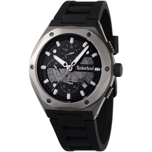 Timberland Chronograph TDWGQ2231203 Grey Dial Black Silicone Unisex Watch