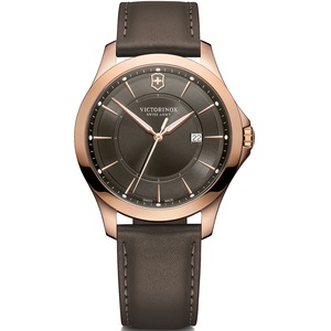 Victorinox 241908 Grey Leather Unisex Watch