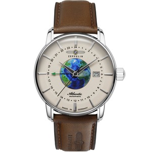 Zeppelin 8468-5 Brown Leather Unisex Watch