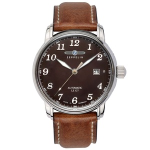 Zeppelin 86563 Brown Leather Unisex Watch