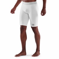 Skins Men's Series-1 Running/Gym Half Tight White