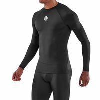 Skins Men's Series-1 Running/Gym Long Sleeve Top Black