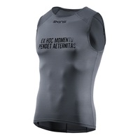 Skins Men's Cycling Activewear Sleeveless Baselayer Charcoal