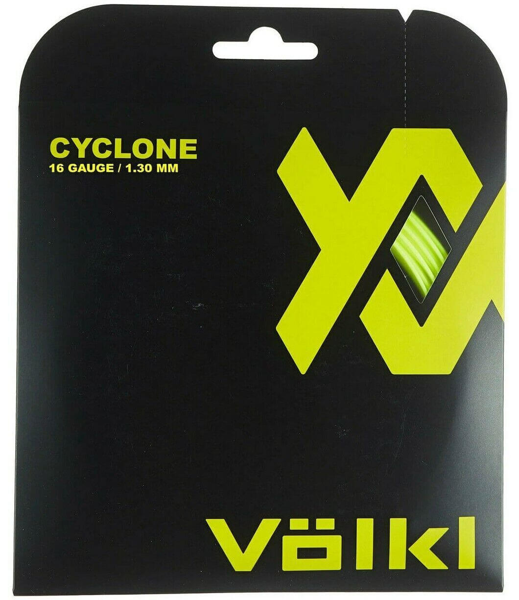 Buy 1 Pack Volkl Cyclone 16g/1.30mm Tennis Racquet Strings - Neon ...