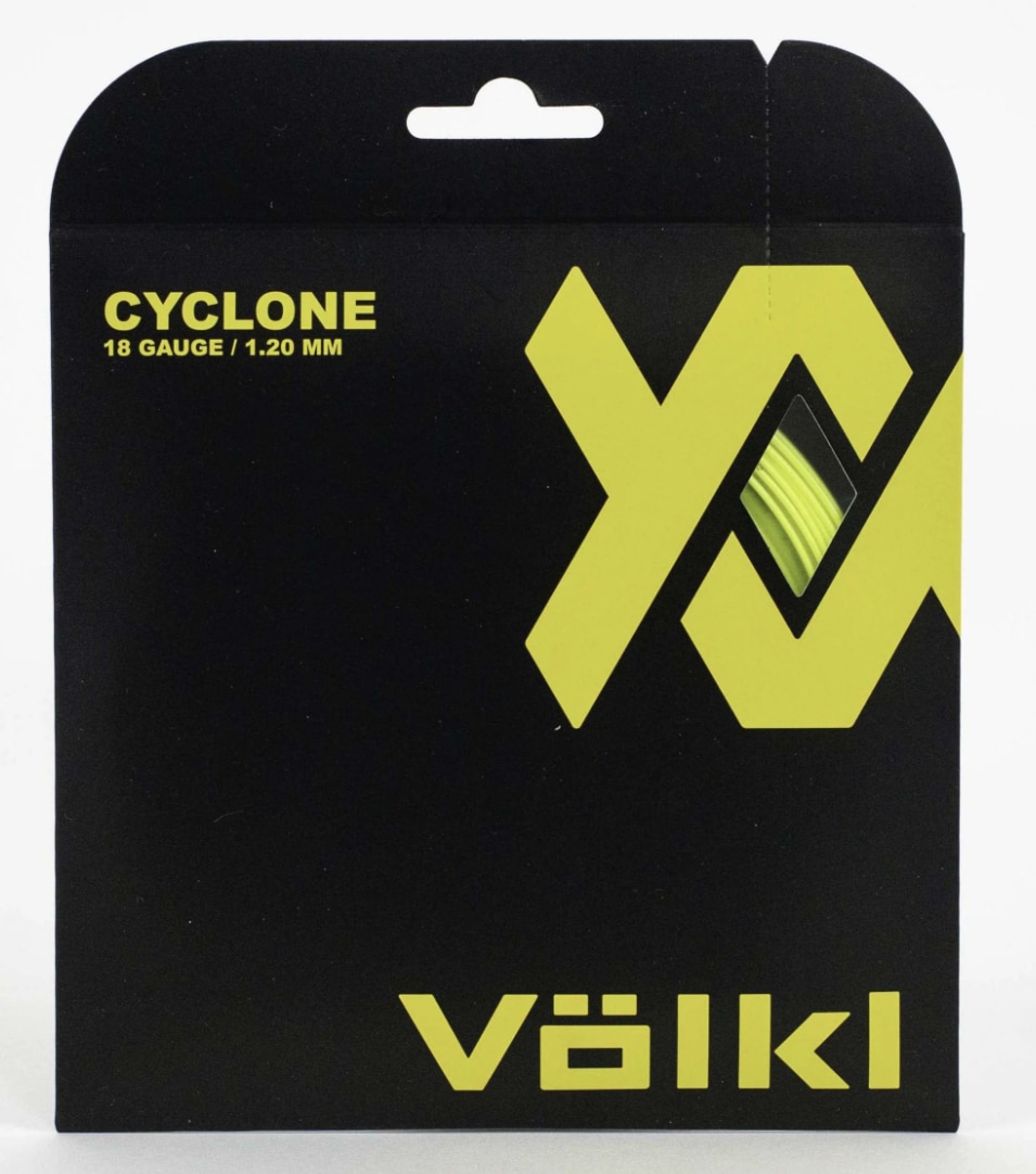 Buy 1 Pack Volkl Cyclone 18g/1.20mm Tennis Racquet Strings - Neon ...