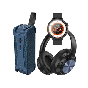 Hoco Smart Sports Watch (Y18) + Portable Bluetooth Speaker (HC6) + Bluetooth Headset (W54) (Combo Deal)