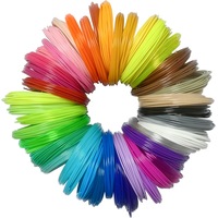 3D Printing Pen PCL Filament 100m Random Colours 5m Each