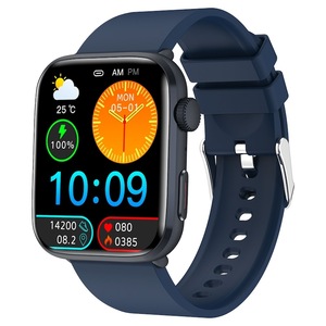 1.85 Inch Smart Watch Fitness Watch with Heart Rate Noninvasive Blood Sugar Monitor HRV Detection Body Temperature SOS Call Activity Tracker