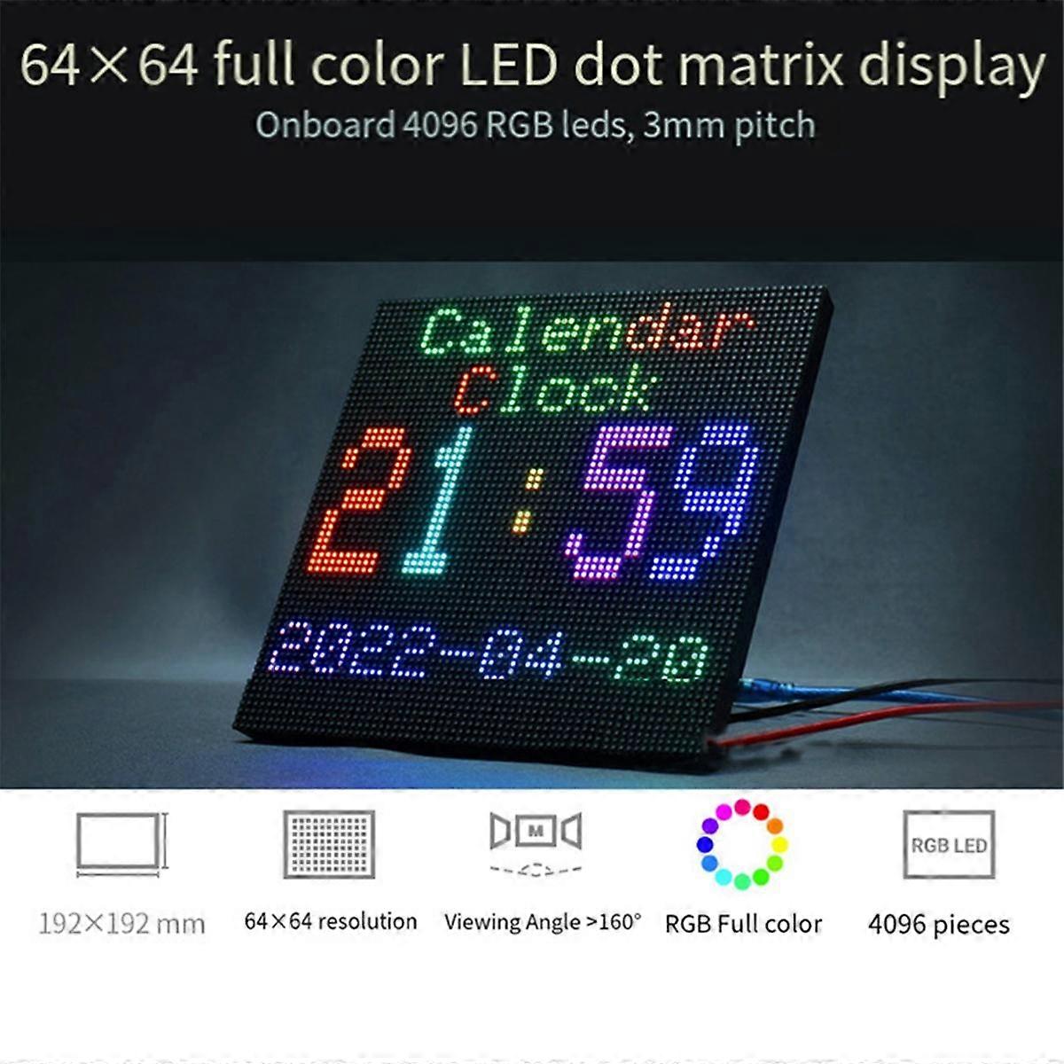 Buy for LED Dot Display RGB Color LED Application Screen Brightness ...