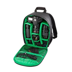 SLR/DSLR Camera Bag Waterproof for Canon Sony Digital Lens Medium-Green