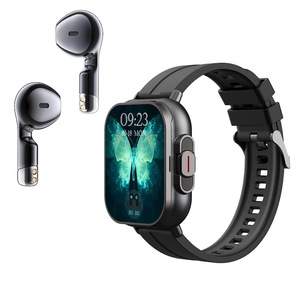 Smart Watch with Earbuds 2 in 1 Smart Call Watch with Bluetooth Headphones 2.01-Inch Heart Rate Sleep Monitoring Fitness Tracker