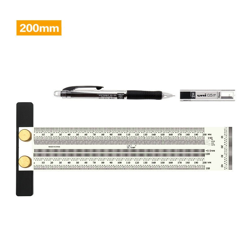 Buy Ultra Precision Marking Ruler Square T Type Woodworking Scriber ...