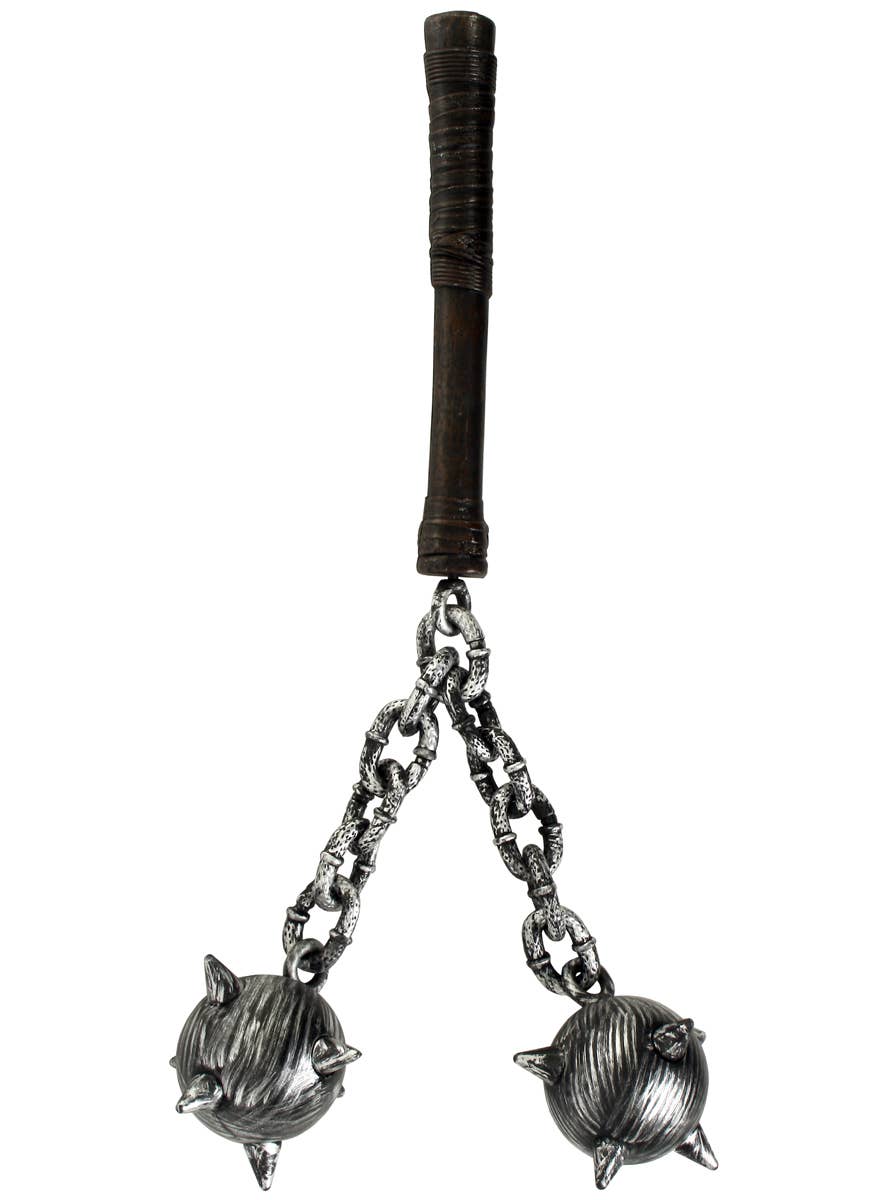 Flail Buy One Handed Double Spiked Medieval Flail Costume Weapon - MyDeal ...