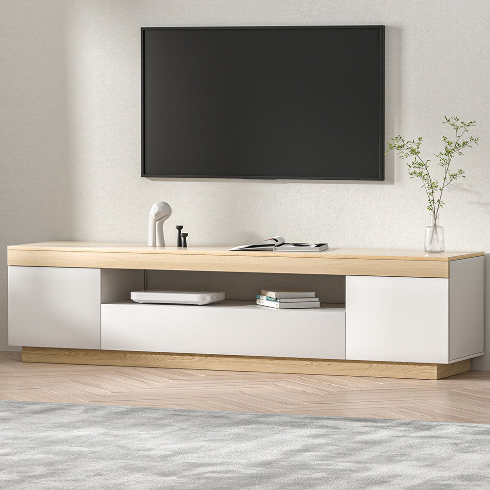 Buy Artiss TV Cabinet Entertainment Unit Stand 180CM White Wood buy-artiss-tv-cabinet-entertainment-unit-stand-180cm-white-wood
