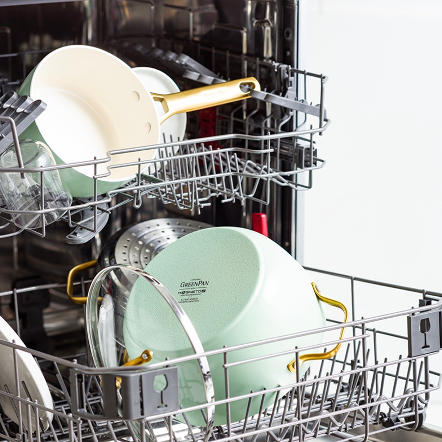 GreenPan Padova 10 Piece Cookware Set Pastel Green