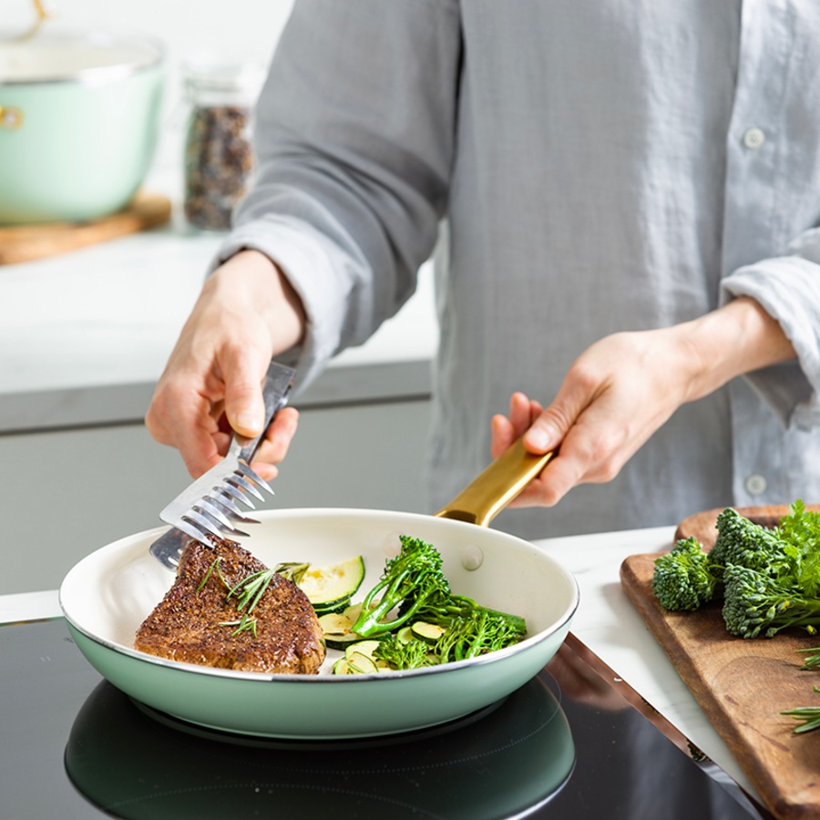 GreenPan Padova 10 Piece Cookware Set Pastel Green