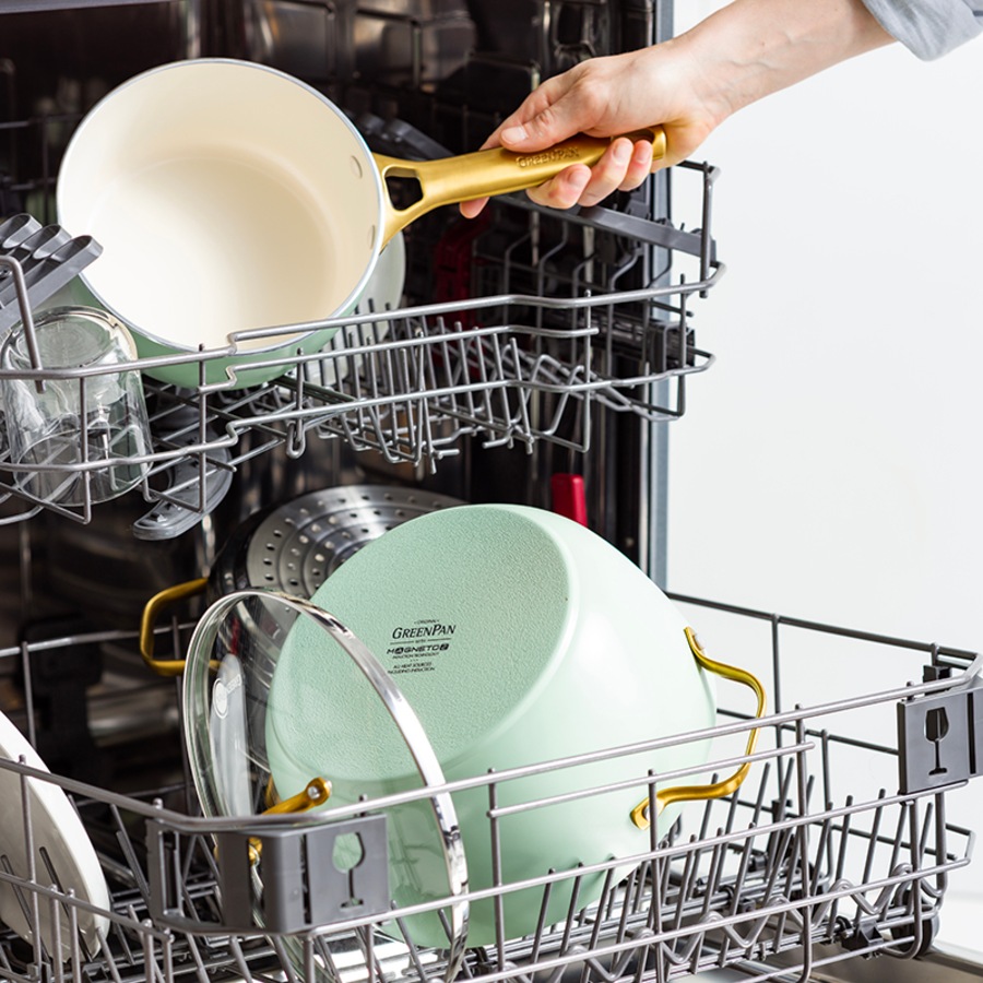 GreenPan Padova 10 Piece Cookware Set Pastel Green