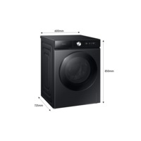 Samsung 12kg Bespoke Smart Front Load Washer with Auto Dispense (12kg, Black)