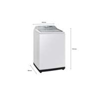Samsung 12kg Top Load Washer with BubbleStorm™ (12kg, White)