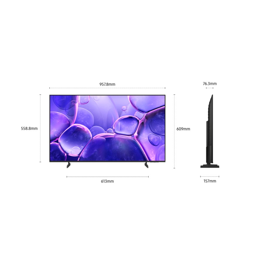 Samsung 43" Crystal UHD U8000F 4K Smart TV (Black 43")