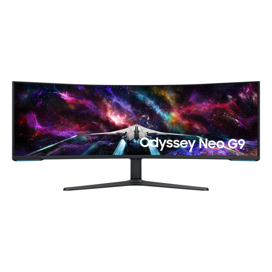Samsung 57" Odyssey Neo G95NC Curved QLED DUHD Gaming Monitor (57", White)